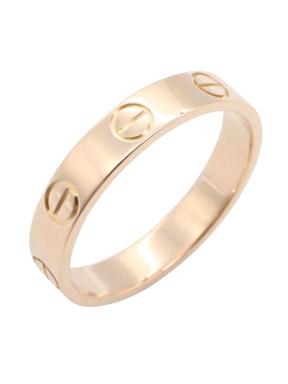 Cartier Mini Love Ring 18Krg Pink Rose #300236C14B
